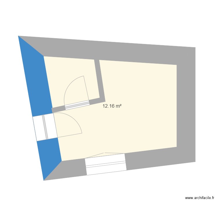 Sanitaires Rochegude v1. Plan de 0 pièce et 0 m2