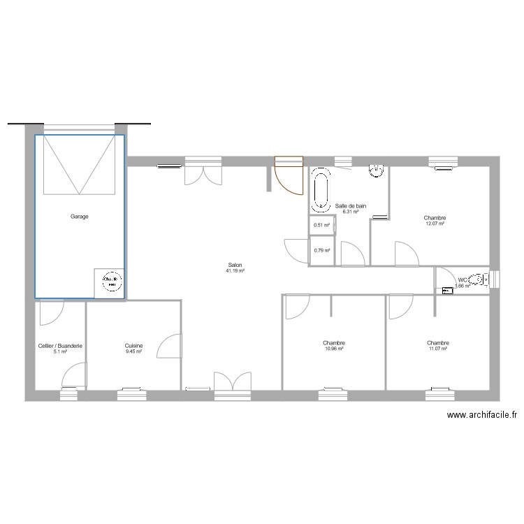 Domicile. Plan de 0 pièce et 0 m2