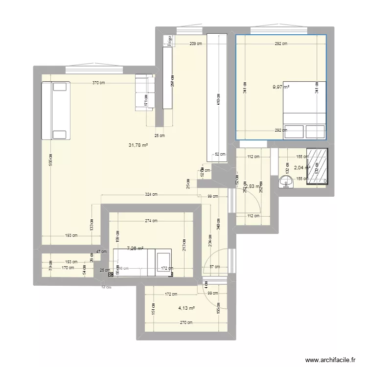 stef appart 3. Plan de 