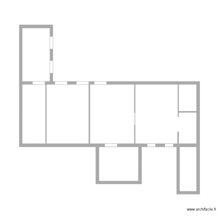 troarn. Plan de 8 pièces et 31 m2