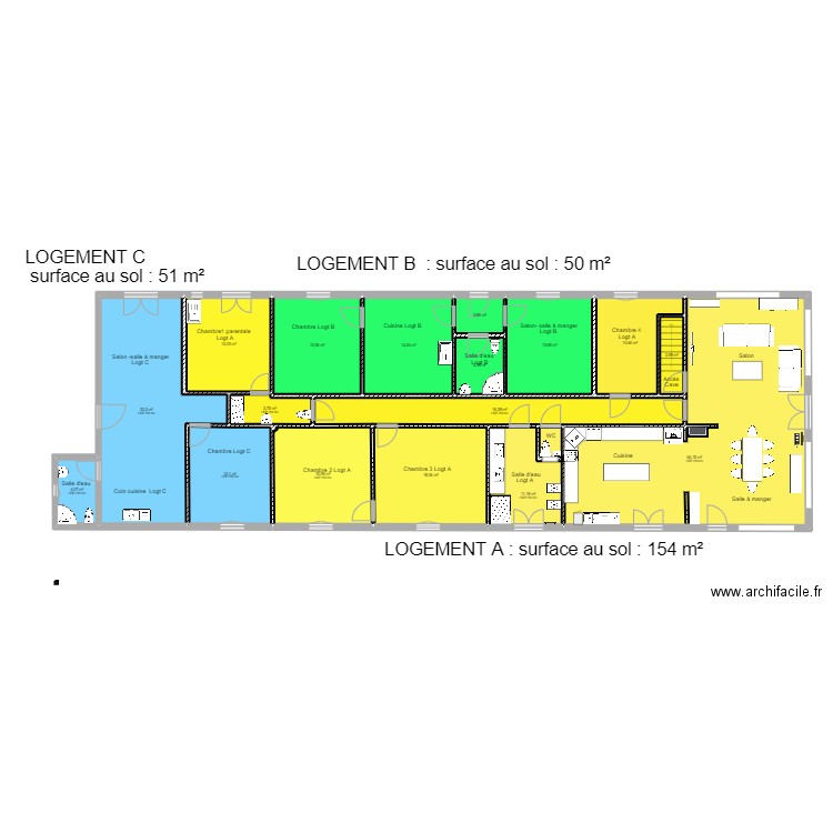 MAISON COMPLETE HELFAUT V1. Plan de 36 pièces et 534 m2