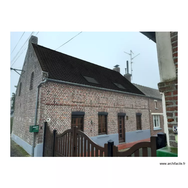 toiture noir . Plan de 