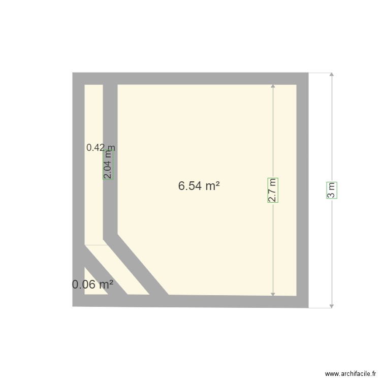 chapelle. Plan de 0 pièce et 0 m2