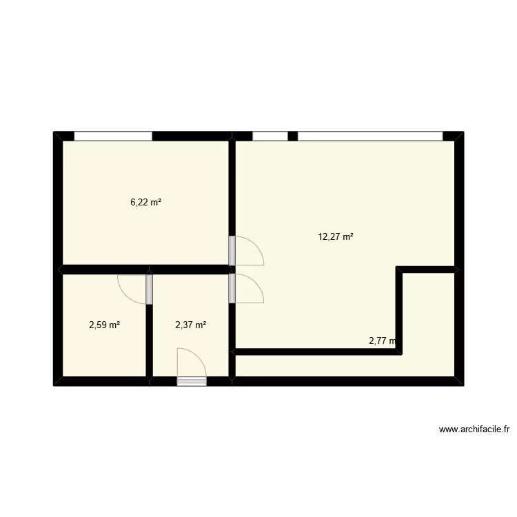 bouhaddjar &agrave; finir. Plan de 