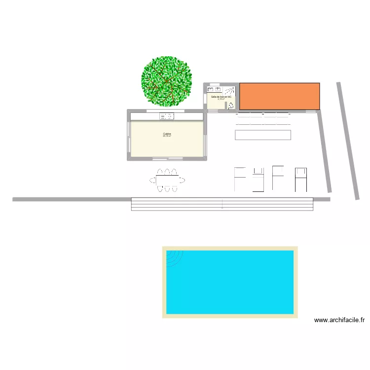 Auvent. Plan de Auvent. Plan de