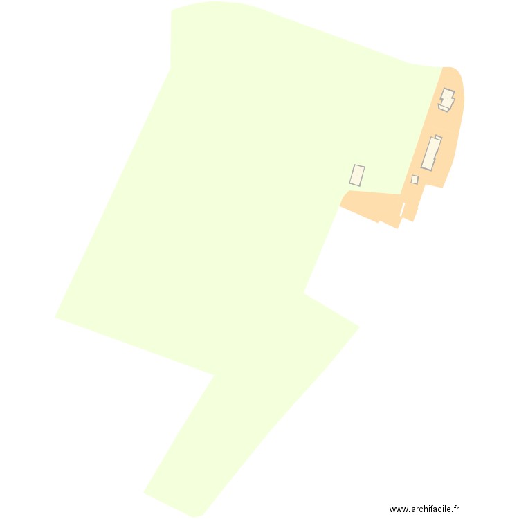 brun. Plan de 0 pièce et 0 m2
