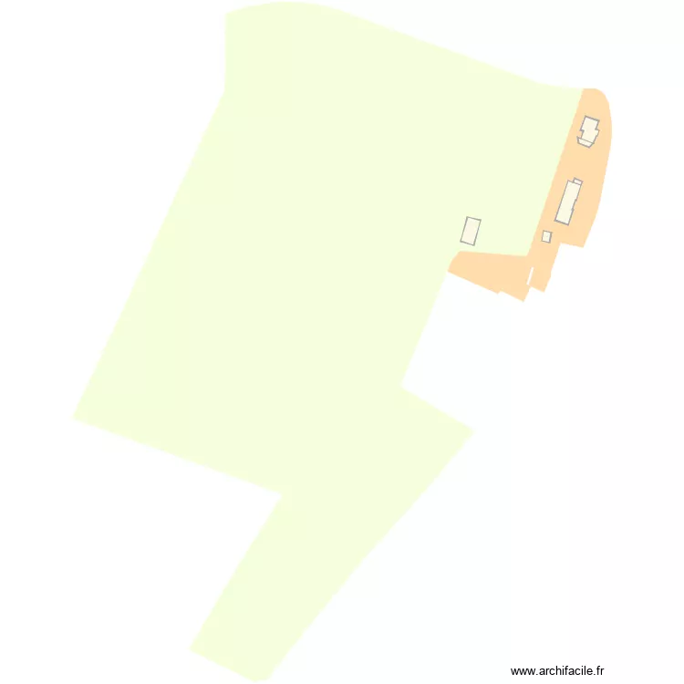 brun. Plan de 