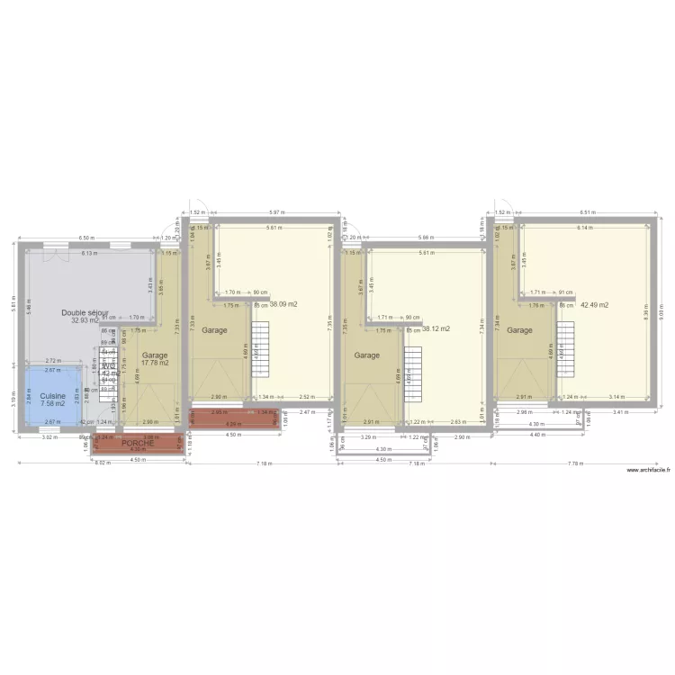 CHAILLY RDC IMPLANTATION 30X9. Plan de 