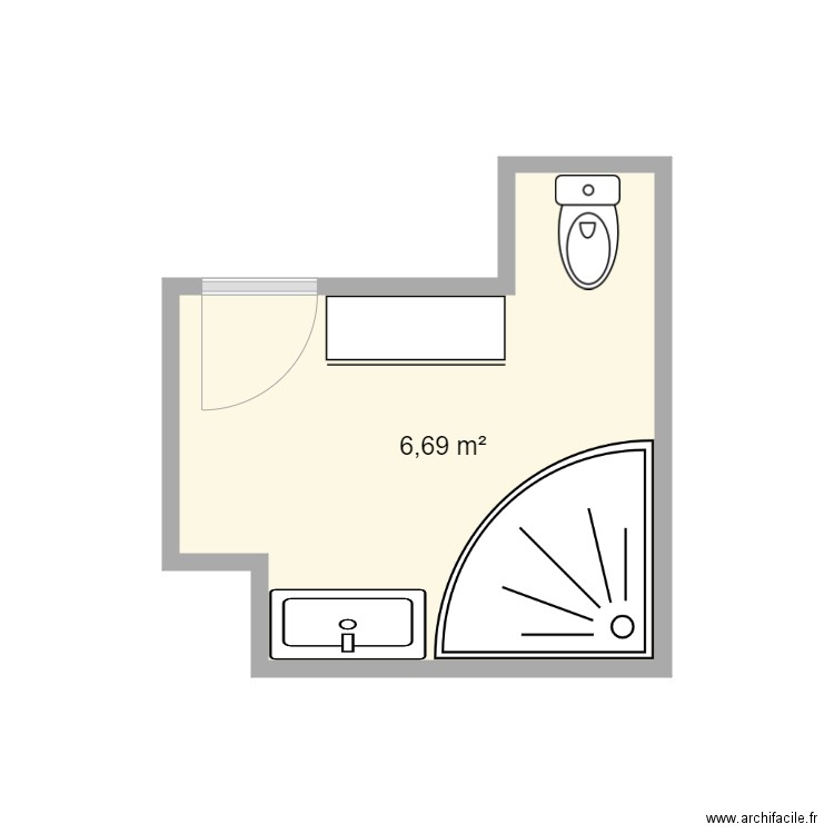 Costanzo SDB existant. Plan de 0 pièce et 0 m2