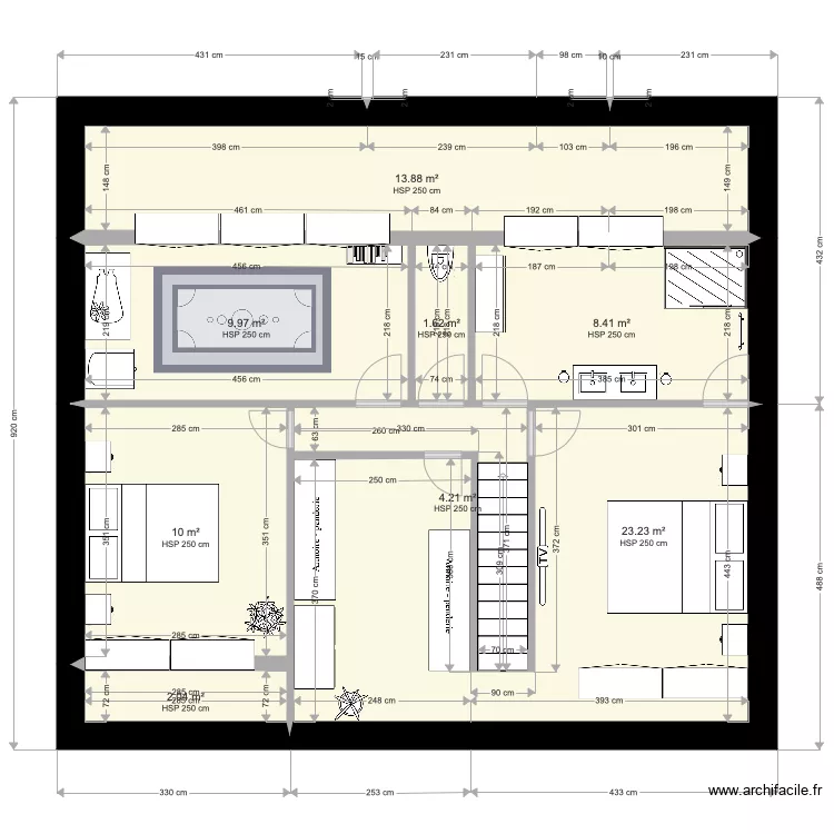maison de nana. Plan de 