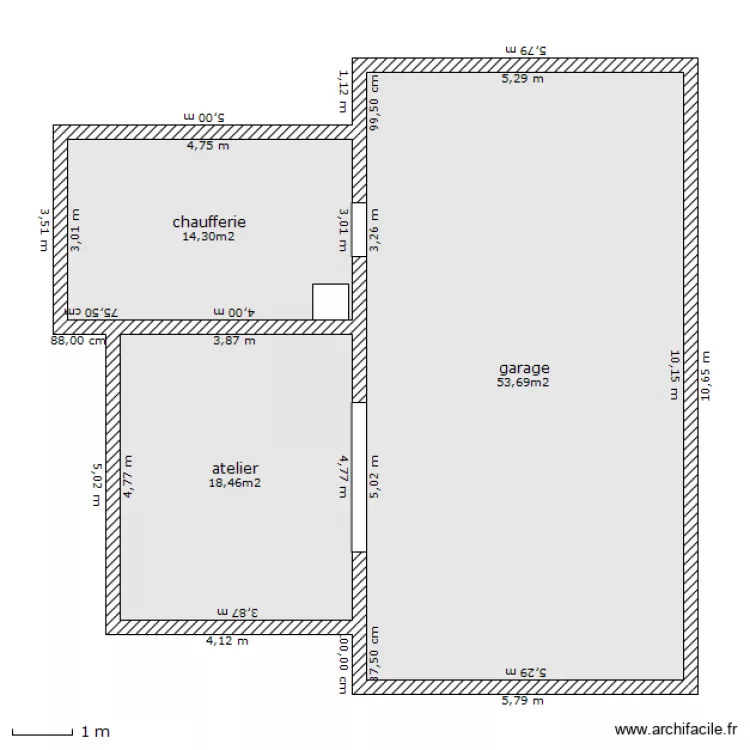 sous sol. Plan de sous sol. Plan de