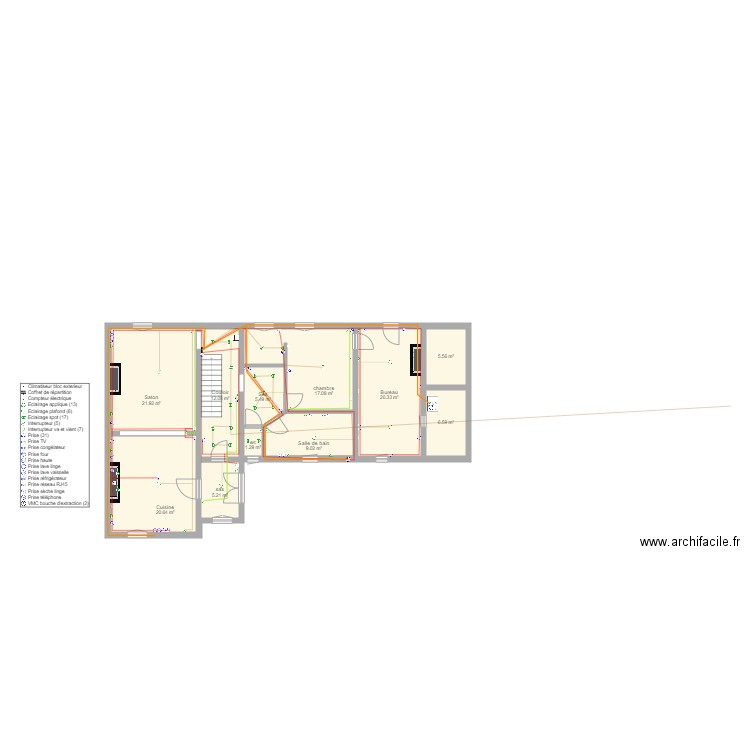 electricité VOUILLON. Plan de 0 pièce et 0 m2