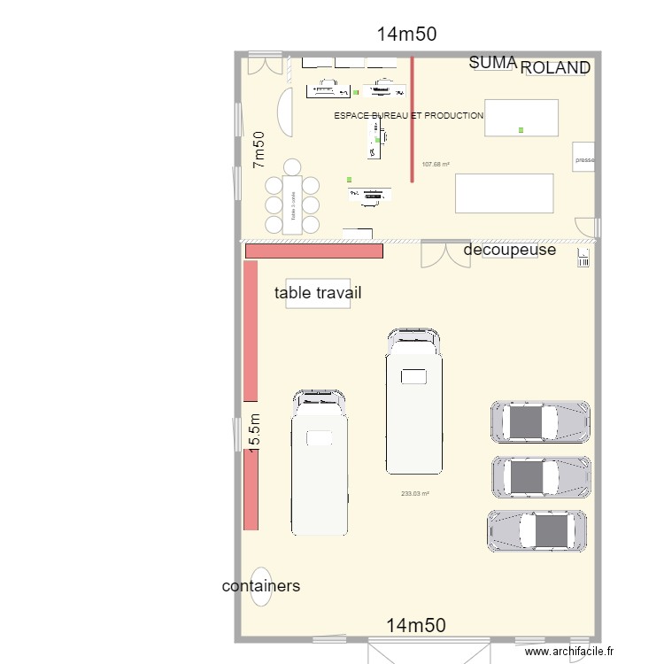 ZONING NORD 5. Plan de 0 pièce et 0 m2