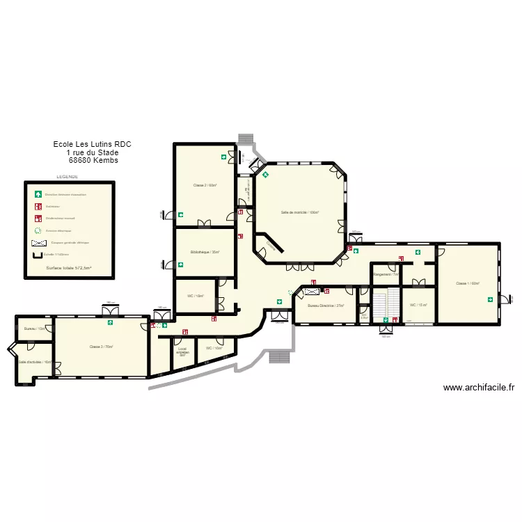 Ecole les Lutins . Plan de Ecole les Lutins . Plan de