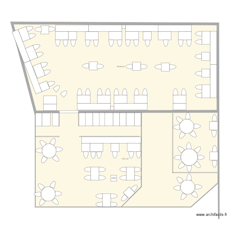 panda wok. Plan de 0 pièce et 0 m2