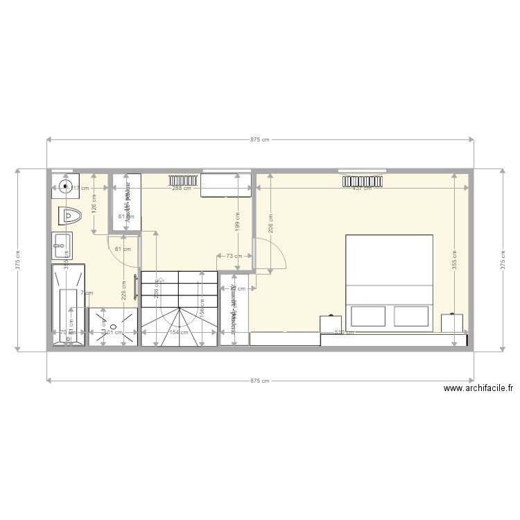 2ème niveau Barbette. Plan de 0 pièce et 0 m2