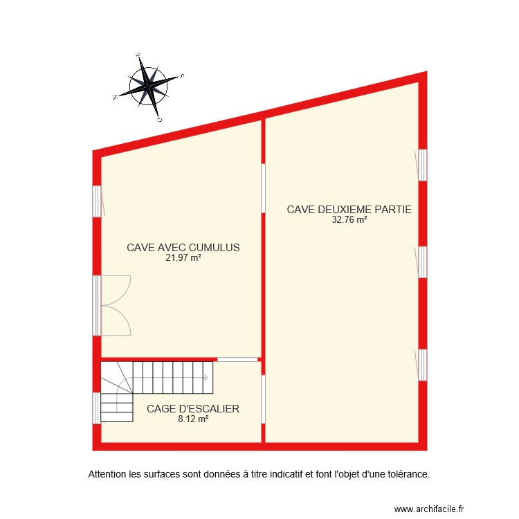 BI 2021 SOUS SOL. Plan de 0 pièce et 0 m2