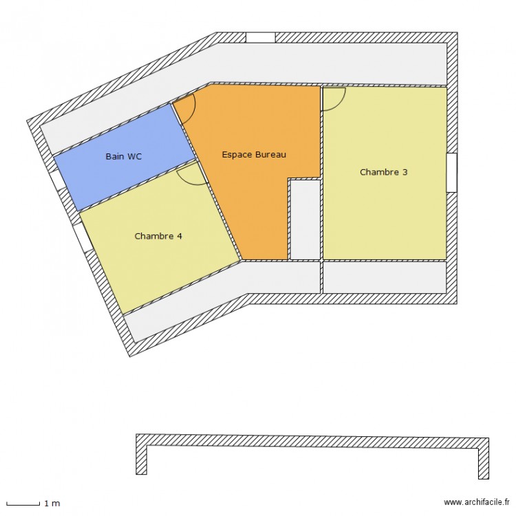 Harmonie 3  - Etage amenagés. Plan de 0 pièce et 0 m2