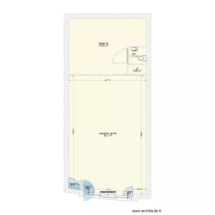 boutique. Plan de boutique. Plan de
