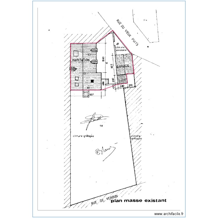 parcelle 59. Plan de 0 pièce et 0 m2