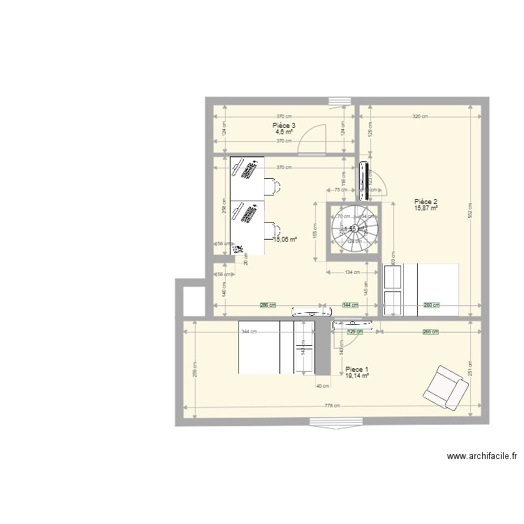 grenier 4. Plan de 0 pièce et 0 m2