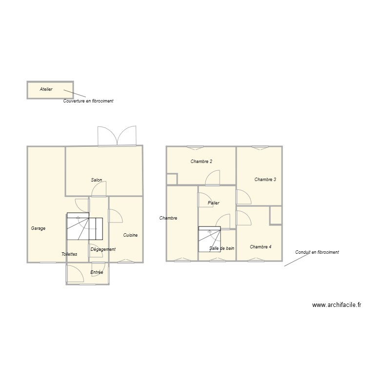 Croquis Melin. Plan de 0 pièce et 0 m2