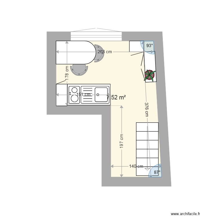 cuisine TALLOIR 4. Plan de 0 pièce et 0 m2