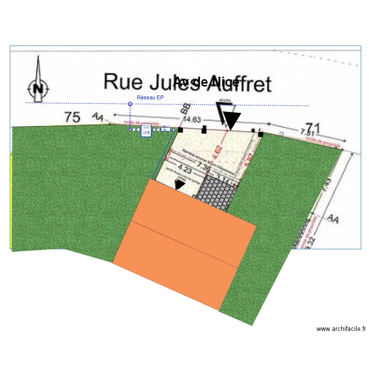 compteur EFS. Plan de 0 pièce et 0 m2