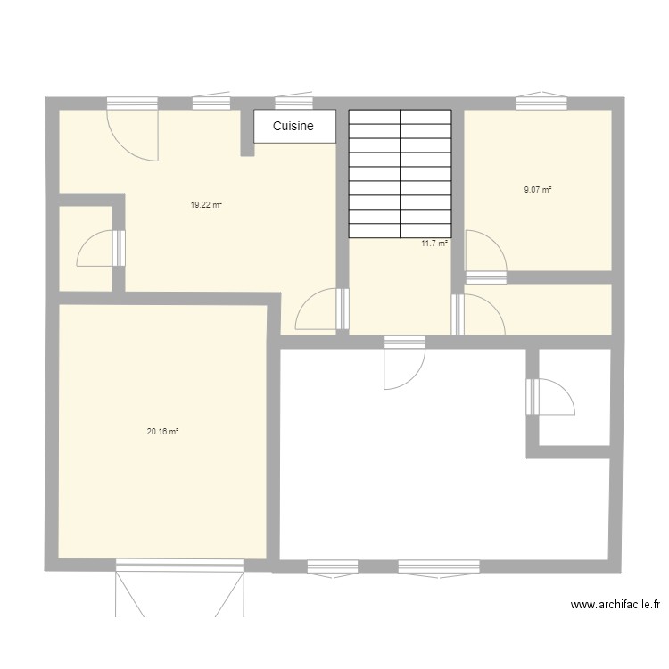 Rez de chaussée. Plan de 0 pièce et 0 m2