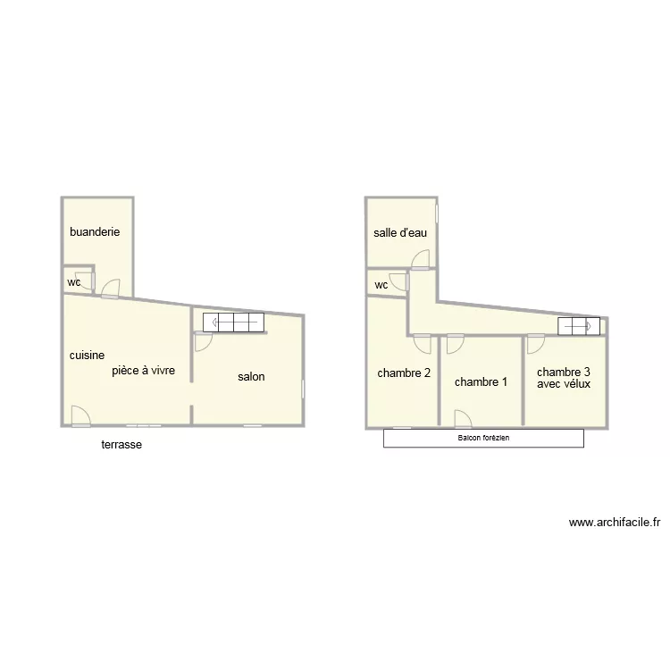 3068 Donjoin . Plan de 