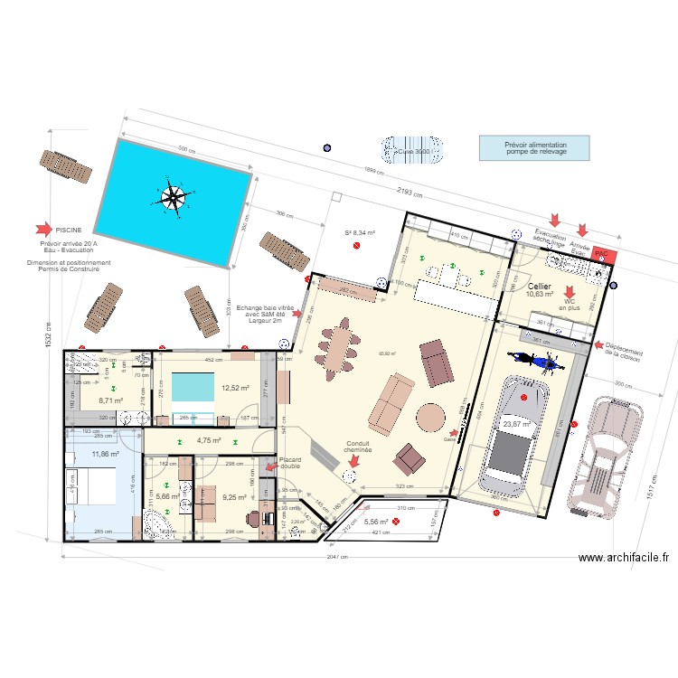 Plan JPM 25012022. Plan de 11 pièces et 161 m2