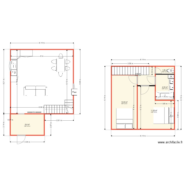 planDuplexInterne1306201922h58. Plan de 0 pièce et 0 m2