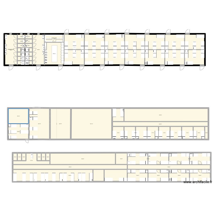 dortoir / manoir 1. Plan de 0 pièce et 0 m2