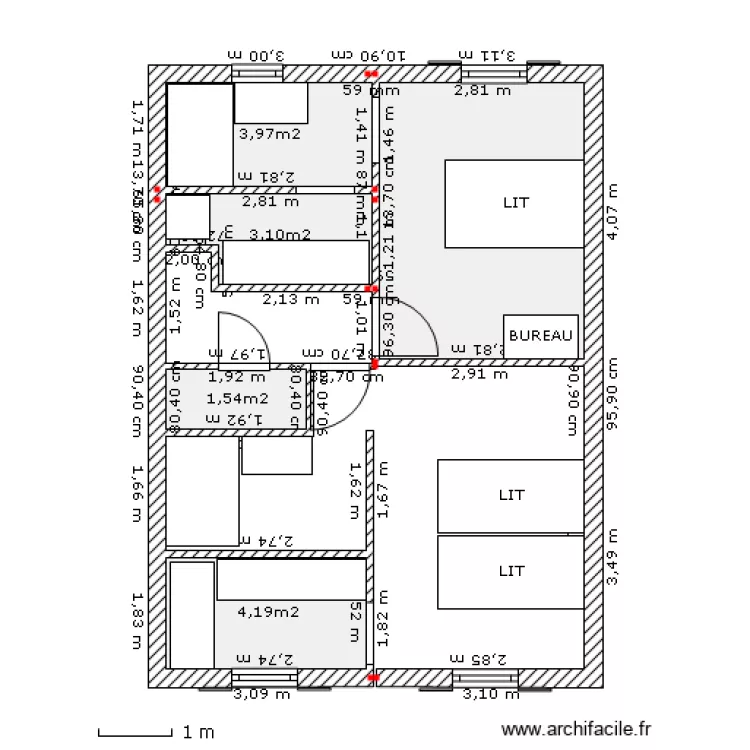 ETAGE helene. Plan de ETAGE helene. Plan de