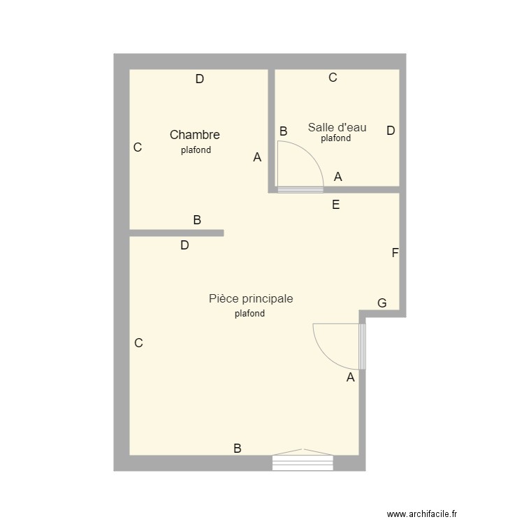 18 rdc gauche. Plan de 0 pièce et 0 m2