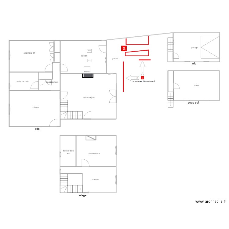 soret am. Plan de 0 pièce et 0 m2