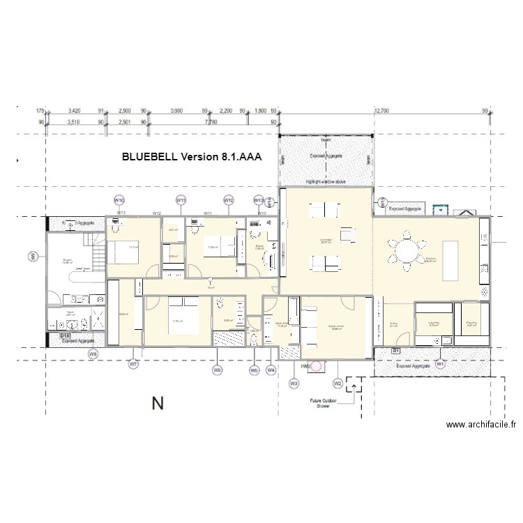 BlueBell V8 1AAA. Plan de 0 pièce et 0 m2