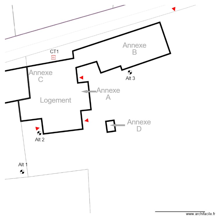 GR0009parcelle. Plan de 0 pièce et 0 m2