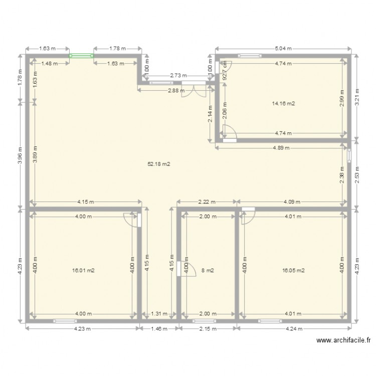 studio douala 3. Plan de 0 pièce et 0 m2