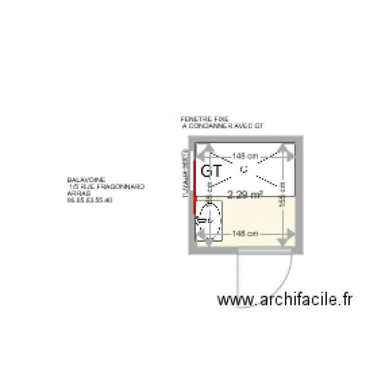 BALAVOINE. Plan de 0 pièce et 0 m2