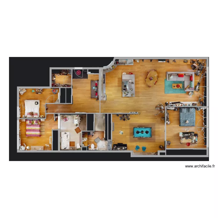 Godefroy matterport. Plan de 