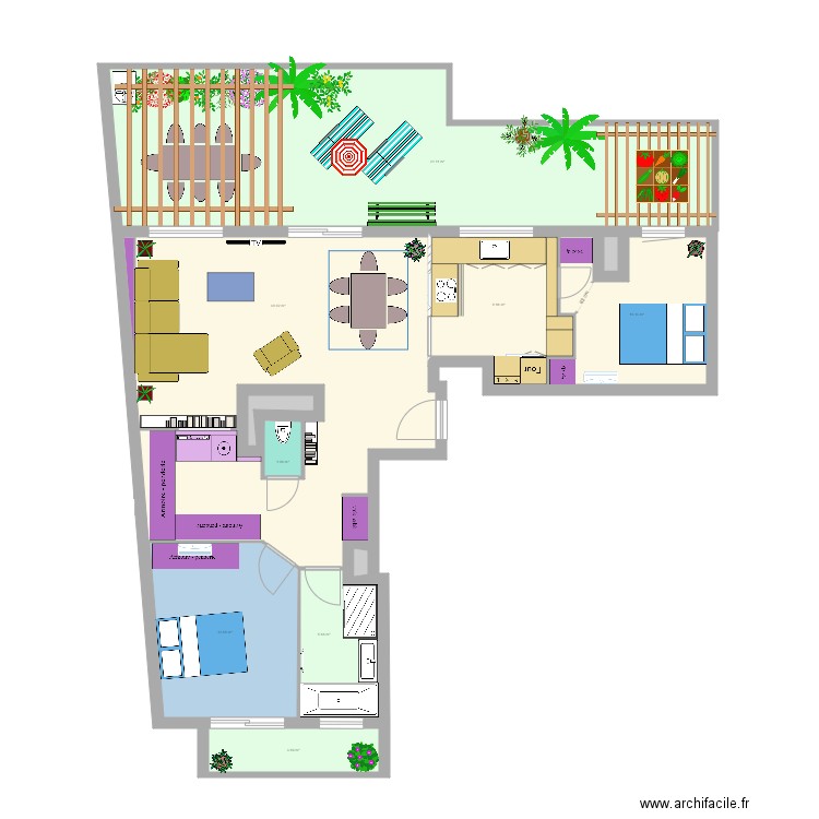 appart V1 Bis Biais chambre dérobée bis. Plan de 0 pièce et 0 m2