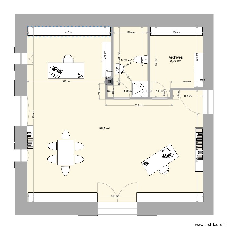 COMBLE version 2 finale . Plan de 0 pièce et 0 m2