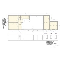 PROJET CAILLE - VUE DESSUS + FACE surface habitables