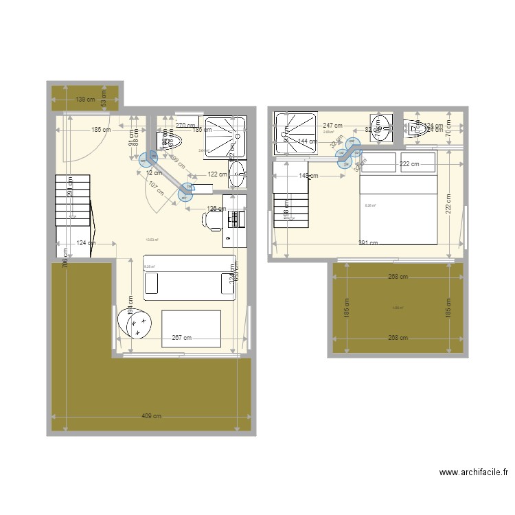 THouse terre. Plan de 0 pièce et 0 m2