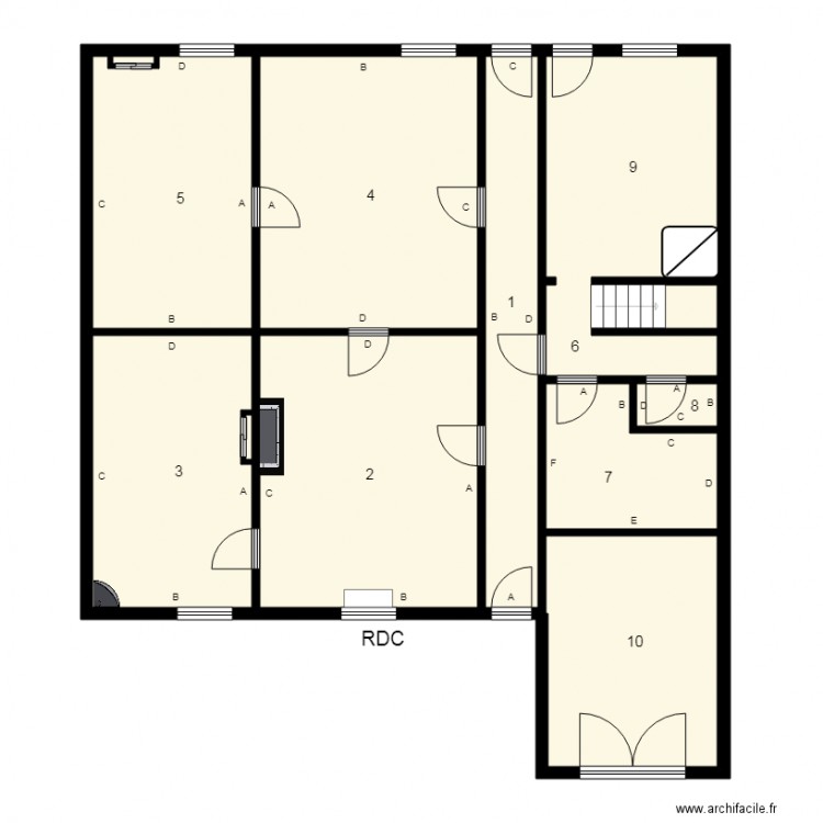 184601 MAIRIE DE BOUQUEMONT plomb. Plan de 0 pièce et 0 m2