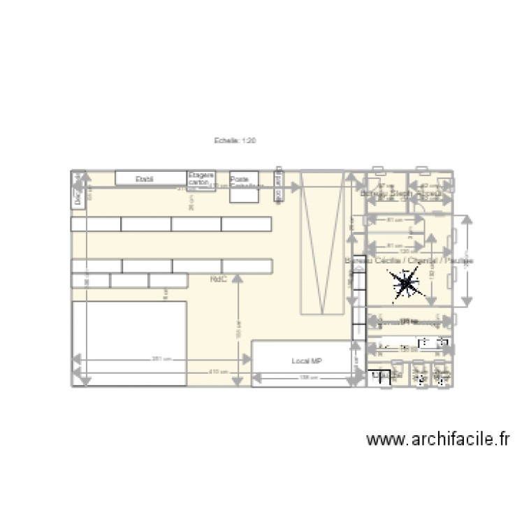 SCI RdC. Plan de 0 pièce et 0 m2