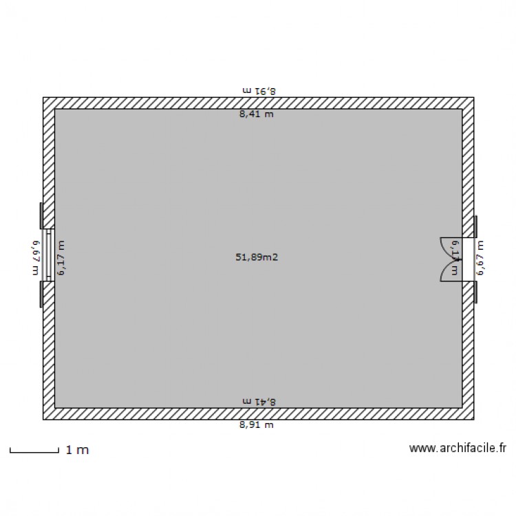 plan 2D. Plan de 0 pièce et 0 m2