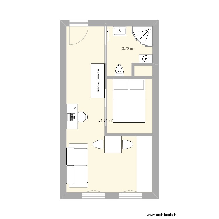 Bolivar V1. Plan de 0 pièce et 0 m2