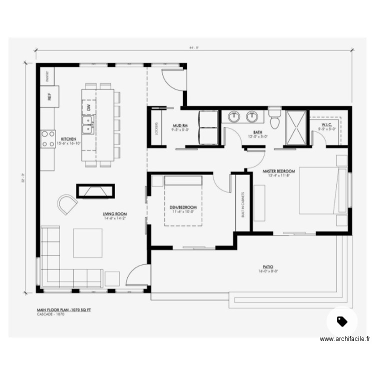 Villebois Plan dessiné par Lily A